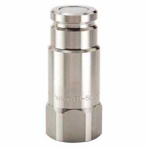 PARKER FS-252-4FP Hydraulic Quick Connect Hose Coupling, 1/4 Inch Coupling Size, 316 Stainless Steel | CT7GCQ 55KV53