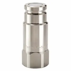 PARKER FS-502-8FP-E47 Hydraulic Quick Connect Hose Coupling, 1/2 Inch Coupling Size, 316 Stainless Steel | CT7GEF 55KV76