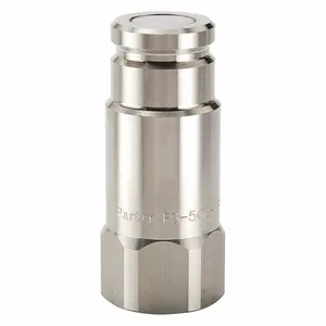 PARKER FS-1002-16FP-E5 Hydraulic Quick Connect Hose Coupling, 1 Inch Coupling Size, 316 Stainless Steel, Female | CT7GBJ 55KV40