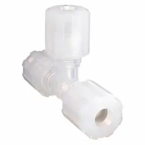 PARKER GTC-4 Tee Connector Pfa Ptfe Etfe Compression 1/4in | AB9ECW 2CGD6