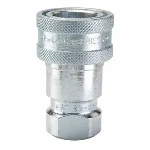 PARKER H8-62-T16 Quick Coupling, 1 Inch ORB, Multi-Purpose, Steel | AC4XPJ 31A862