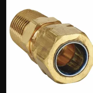 PARKER L68CA-4-4 Connector Low Lead Brass Compression x M 1/4in | AE4HKR 5KNF3