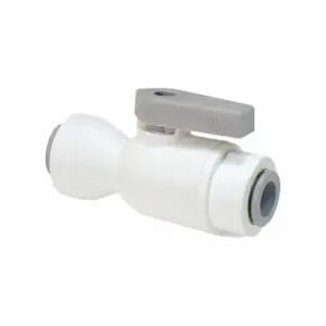 PARKER LFPP12MVUC12M Ball Valve, 12 mm Tube, 150 PSI CWP, 35-200 Deg F, Barb, Tube x Tube | CT7CTG 792RP4