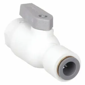 PARKER LFPP6VUC6 Ball Valve, 3/8 Inch Pipe, 3/8 Inch Tube, 150 PSI CWP, 35-200 Deg F, Push | CT7CTZ 5UMV0