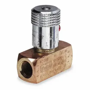 PARKER N400B Needle Valve, 5 Gpm Max. Flow, 2000 Psi Max. Pressure, Brass | CT7HPX 1A862