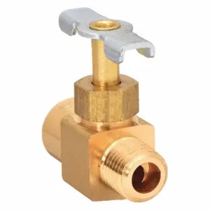 PARKER NV108P-4 Needle Valve, Brass, Female Pipe, In Line | AF7LGT 21VL63