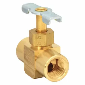 PARKER NV109P-4 Needle Valve, Brass, Female Pipe, In Line | AF7LGV 21VL65