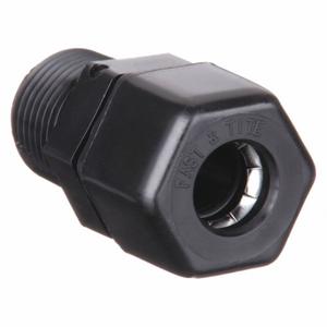 PARKER P10MC4 Male Connector, Polypropylene, 5/8 Inch Size Tube OD, 1/4 Inch Size Pipe Size | CT7HKV 2ZRW2