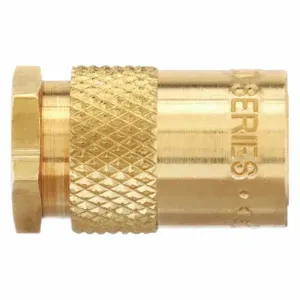 PARKER P208-01A Coupler Body 1/8-27 1/4 Inch Body Brass | AG6UDC 48C249