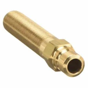 PARKER PN251-25 Nipple, 1/4 Inch Body Size, 1/8 -27 Inch Thread Size, Brass | AD6QRQ 48C219