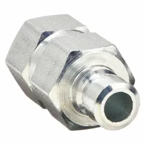 PARKER PN252F Nipple, 1/4 Inch Body Size, 1/4-18 Inch Thread Size, Steel | AG6UCF 48C227