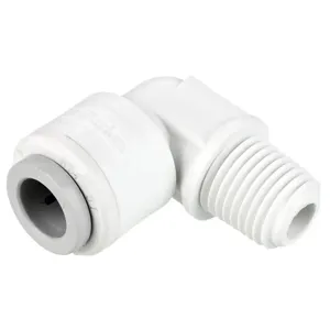 PARKER PP6ME4 Push to Connect Fitting, Plastic, Polypropylene | BT8CZP