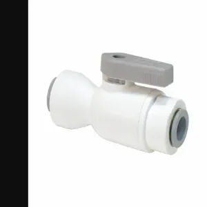 PARKER PP4VUC6-MG Ball Valve, 1/4 Inch Outside Diameter, Polypropylene, Union | AE6QMM 5UMU9