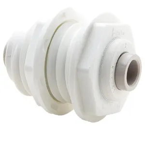 PARKER PP6BU4 Push to Connect Fitting, Plastic, Polypropylene | BT7XCM