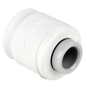 PARKER PP6CAP Push to Connect Fitting, Plastic, Polypropylene | BT7XCR