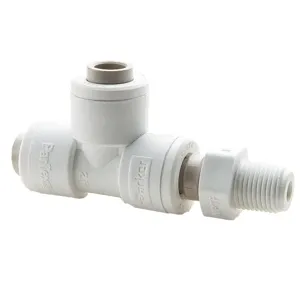 PARKER PP4MRS2 Push to Connect Fitting, Plastic, Polypropylene | BT8CYC