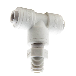 PARKER PP6MTS6 Push to Connect Fitting, Plastic, Polypropylene | BT6LLH