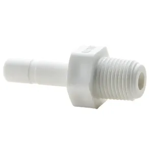 PARKER PP4TMC2 Push to Connect Fitting, Plastic, Polypropylene | BT7XBW