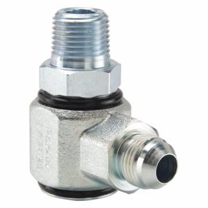PARKER S2103-8-8 Hydraulic Swivel Fitting, Zinc-Plated Steel, 3/4 Inch Male JIC Inlet | CT7FNC 53VC36