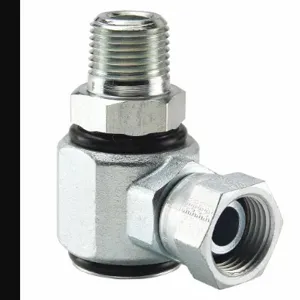 PARKER S2107-8-8 Hydraulic Swivel Fitting, Zinc-Plated Steel, 1/2 Inch Female NPSM Inlet | CT7FMQ 53VC41