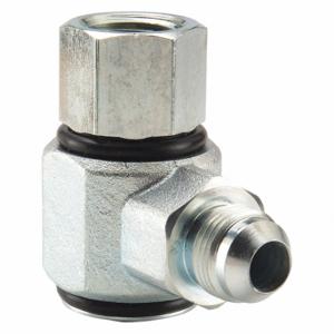 PARKER S2203-6-6 Hydraulic Swivel Fitting, Zinc-Plated Steel, 9/16 Inch Male JIC Inlet | CT7FNM 53VC52