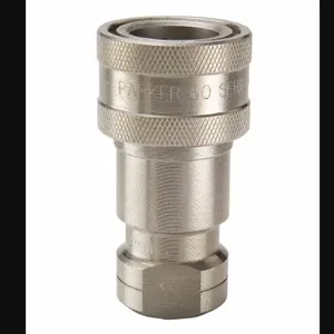 PARKER SH4-62-T10 Quick Coupling, 1/2 Inch ORB, Multi-Purpose, SS | AC4XPR 31A869