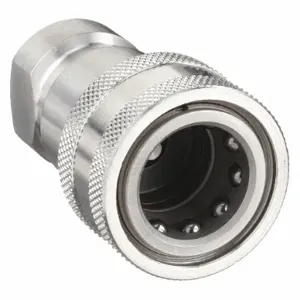 PARKER SSH4-62Y Quick Coupling, 1/2 Inch NPTF, Multi-Purpose, SS | AC4XPZ 31A876