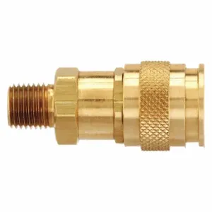 PARKER UC-251-4MP Quick Coupling, Push to Connect, Brass, 150 Psi | AC4WDL 30N395