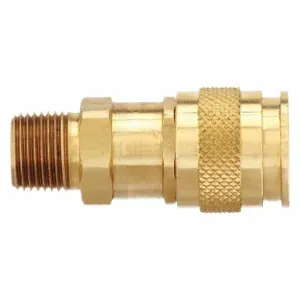 PARKER UC-251-6MP Coupling, 3/8 Inch Thread Size, 150 Psi, Brass | AC4WDN 30N397