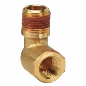 PARKER VS1202P-6-8 Street Elbow 90 Degree Brass 3/8 Inch x 1/2 In | AA6HHA 13Y833