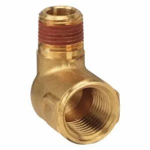 PARKER VS1202P-8-6 Street Elbow 90 Degree Brass 1/2 Inch x 3/8 In | AA6HHB 13Y834