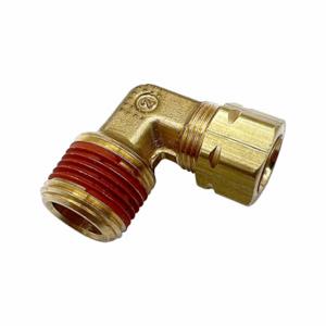 PARKER VS169CA-6-6 Brass Compression Fitting, Brass, Compression x MNPT, 3/8 Inch Pipe Size | CT7DVW 791AU1