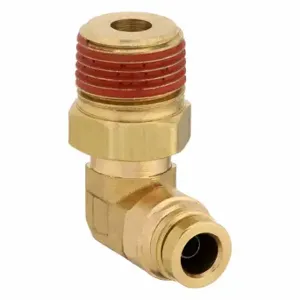 PARKER VS169PTC-4-6 Brass DOT Push-to-Connect Fitting, Brass, Push-to-Connect x MNPT | CT7EVK 791CP5