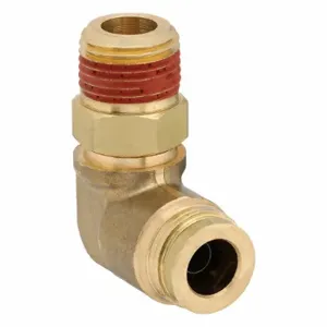 PARKER VS169PTC-6-6 Brass DOT Push-to-Connect Fitting, Brass, Push-to-Connect x MNPT | CT7EUP 791CP8