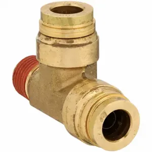 PARKER VS171PTCNS-6-4 Brass DOT Push-to-Connect Fitting, Brass, Push-to-Connect x Push-to-Connect x MNPT | CT7EWW 791CT0