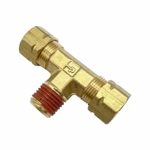 PARKER VS172CA-4-4 Brass Compression Fitting, Vibra-Seal Brass, Compression x Compression x MNPT | CT7DRU 791AU7