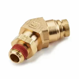 PARKER VS179PTC-4-4 Brass DOT Push-to-Connect Fitting, Brass, Push-to-Connect x MNPT | CT7EUA 791CT2