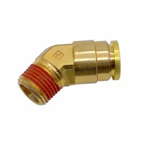 PARKER VS179PTCNS-6-8 Brass DOT Push-to-Connect Fitting, Brass, Push-to-Connect x MNPT | CT7EVV 791CU1