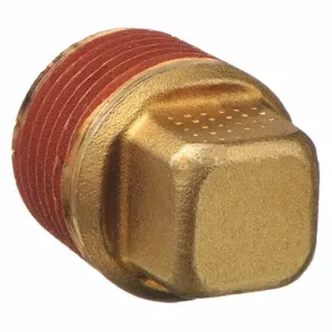 PARKER VS211P-6 Square Head Plug Brass 3/8 Inch Pipe | AA6HEE 13Y767