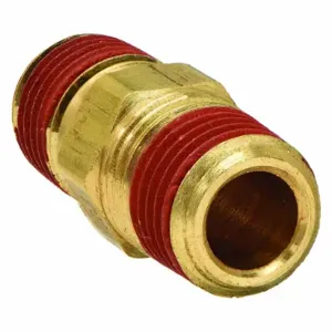 PARKER VS216P-4 Hex Nipple Brass 1/4 Inch Pipe | AA6HFL 13Y796