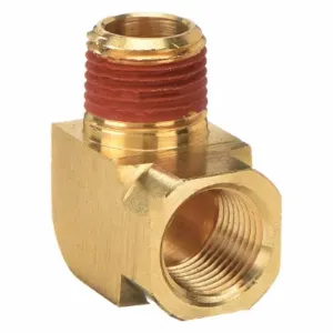 PARKER VS2202P-8-8 Extruded Street Elbow 90 Degree Brass 1/2 In | AA6HHM 13Y844