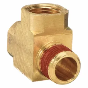 PARKER VS2225P-6 Street Tee Brass 3/8 Inch Pipe | AA6HJG 13Y862