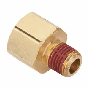 PARKER VS222P-6-2 Male Adapter, Brass, 3/8 Inch X 1/8 Inch Fitting Pipe Size, Female Npt X Male Npt | CV3WJU 60WH56