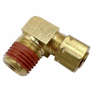 PARKER VS269CA-4-2 Brass Compression Fitting, Brass, Compression x MNPT, 1/8 Inch Pipe Size | CT7DRC 791AV1