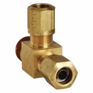 PARKER VS271NTA-6-6 Air Brake Fitting, 3/8 Inch Outside Diameter, Brass | AA3BDA 11G317