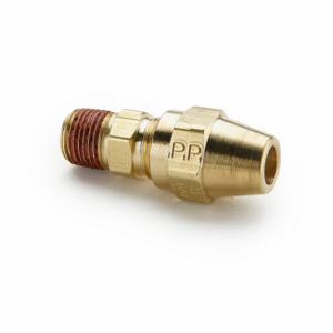 PARKER VS68AB-4-4 Brass Compression Air Brake Fitting, Brass | CP2DNZ 791AT0