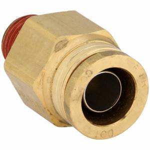 PARKER VS68PTC-8-4 Composite Dot Push-To-Connect Fitting, Brass, Push-To-Connect X Mnpt, For 1/2 Inch Tube Od | CT7FAD 791CY5
