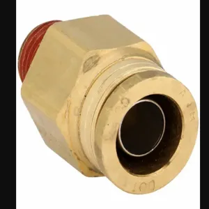 PARKER VS68PTC-6-2 Composite Dot Push-To-Connect Fitting, Brass, Push-To-Connect X Mnpt, For 3/8 Inch Tube Od | CT7FAK 791CZ4