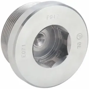 PARKER VSTI2ED71 Hollow Hex Plug, 2 Inch Fitting Pipe Size, Male Metric, Stainless Steel | CT7FYU 60VC51