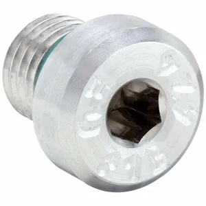 PARKER VSTI8X1ED71 Hollow Hex Plug, 8 mm X 1 Inch Fitting Pipe Size, Male Metric X Female, Stainless Steel | CT7FZD 60VC61